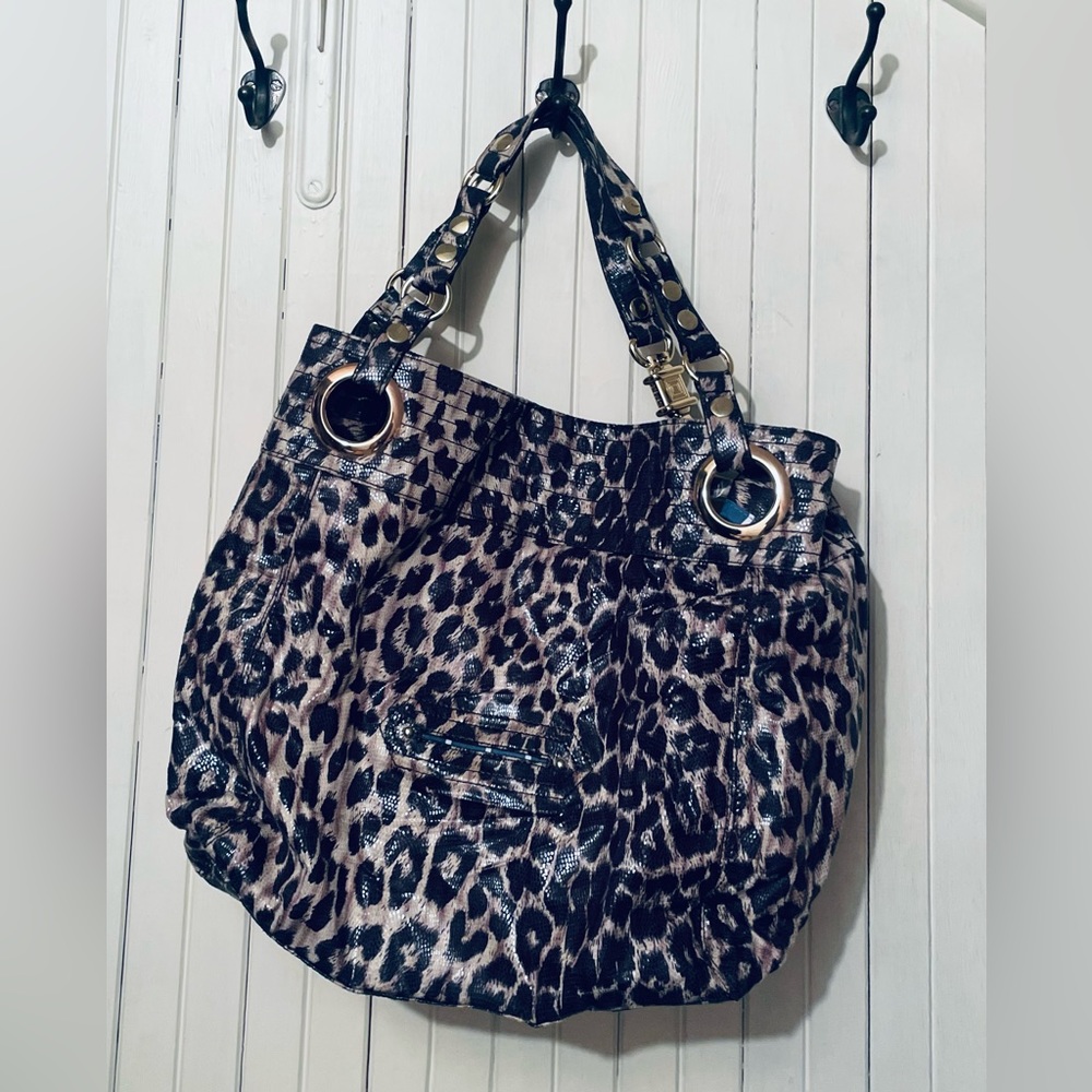 Brand New Large Leopard Print Steve Madden Bag